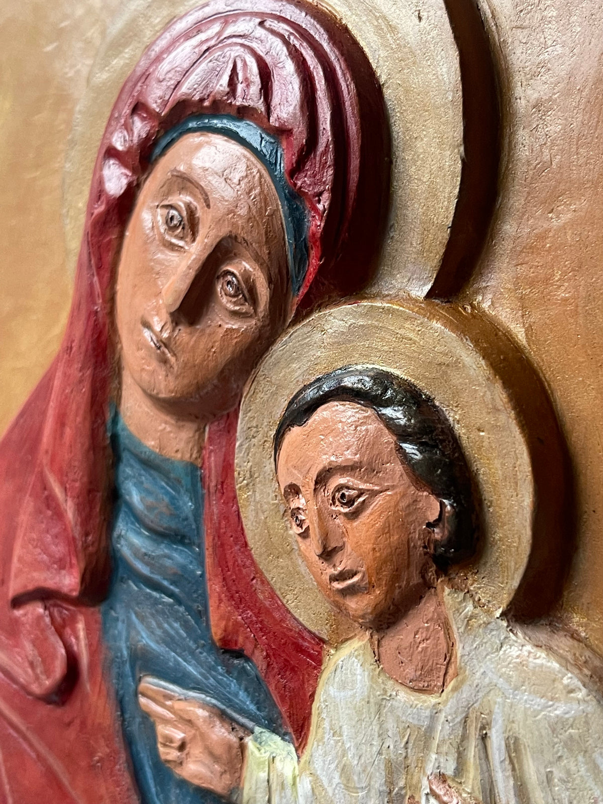 Madonna with Child in Terracotta