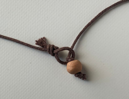 Terracotta necklace with Armenian motifs