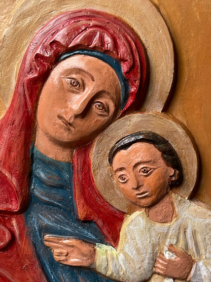 Madonna with Child in Terracotta