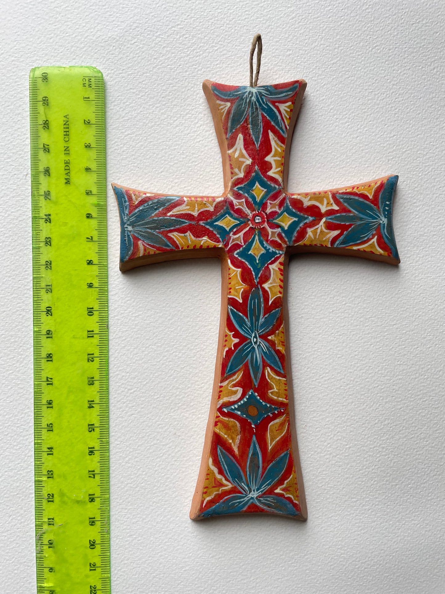 Decorated cross with ornamental motifs